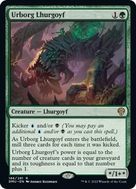 Urborg Lhurgoyf (186) [Dominaria United]