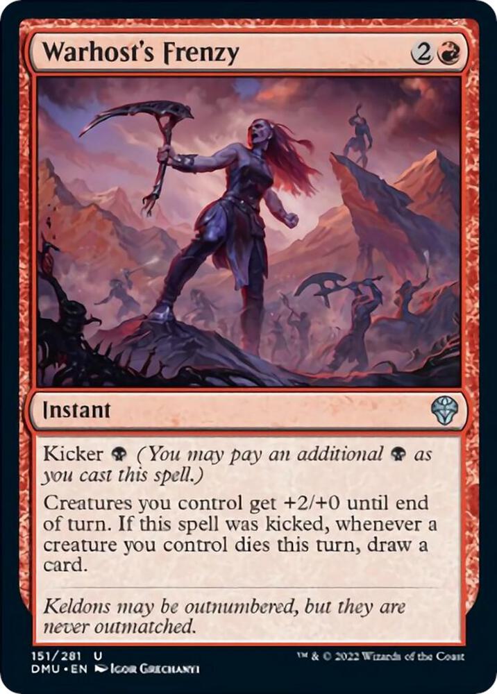 Warhost's Frenzy (151) [Dominaria United]