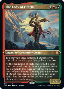 The Lady of Otaria (Foil Etched) (57) [Dominaria United Commander]