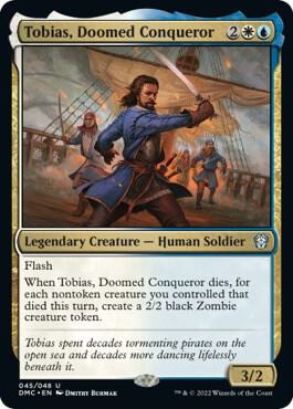 Tobias, Doomed Conqueror (45) [Dominaria United Commander]