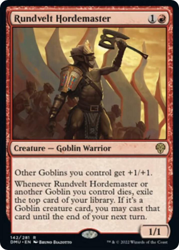 Rundvelt Hordemaster (142) [Dominaria United]
