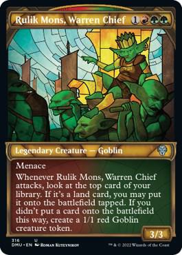 Rulik Mons, Warren Chief (Showcase) (316) [Dominaria United] [Showcase]