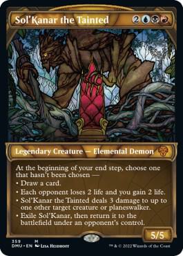 Sol'Kanar the Tainted (Textured Foil) (359) [Dominaria United] [Showcase]