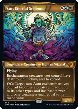 Zur, Eternal Schemer (Textured Foil) (368) [Dominaria United] [Showcase]