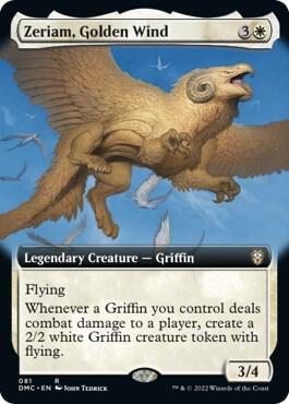 Zeriam, Golden Wind (Extended Art) (81) [Dominaria United Commander] [Extended Art]