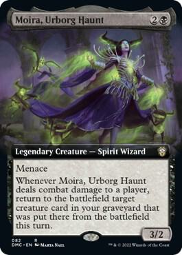 Moira, Urborg Haunt (Extended Art) (82) [Dominaria United Commander] [Extended Art]