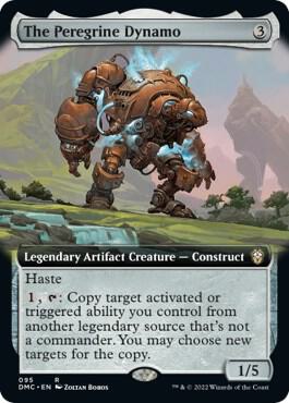 The Peregrine Dynamo (Extended Art) (95) [Dominaria United Commander] [Extended Art]