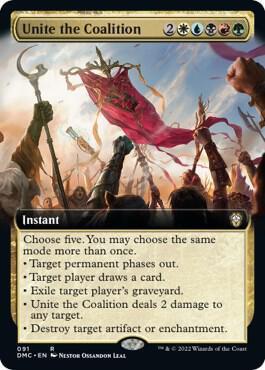 Unite the Coalition (Extended Art) (91) [Dominaria United Commander] [Extended Art]