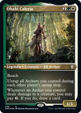 Ohabi Caleria (Foil Etched) (58) [Dominaria United Commander]