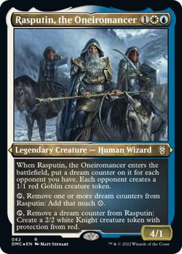 Rasputin, the Oneiromancer (Foil Etched) (62) [Dominaria United Commander]