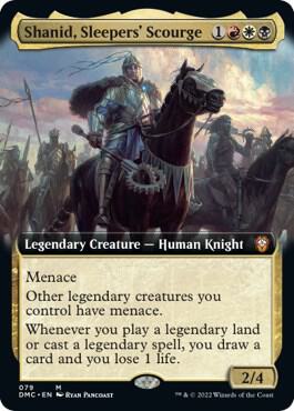 Shanid, Sleepers' Scourge (Extended Art) (79) [Dominaria United Commander] [Extended Art]