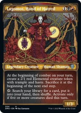 Lagomos, Hand of Hatred (Showcase) (304) [Dominaria United] [Showcase]