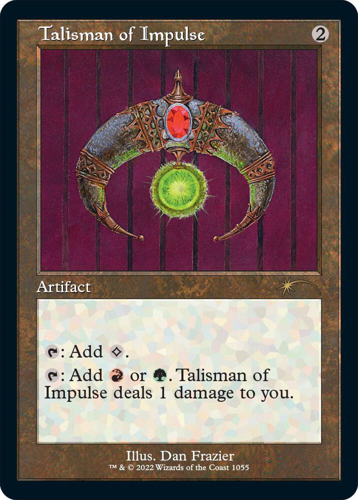 Talisman of Impulse (Retro Frame) (1055) [Secret Lair Drop]
