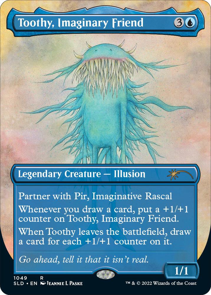 Toothy, Imaginary Friend (Borderless) (1049) [Secret Lair Drop] [Borderless]