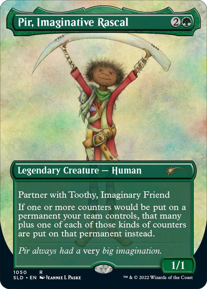 Pir, Imaginative Rascal (Borderless) (1050) [Secret Lair Drop] [Borderless]