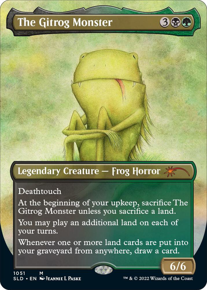 The Gitrog Monster (Borderless) (1051) [Secret Lair Drop] [Borderless]