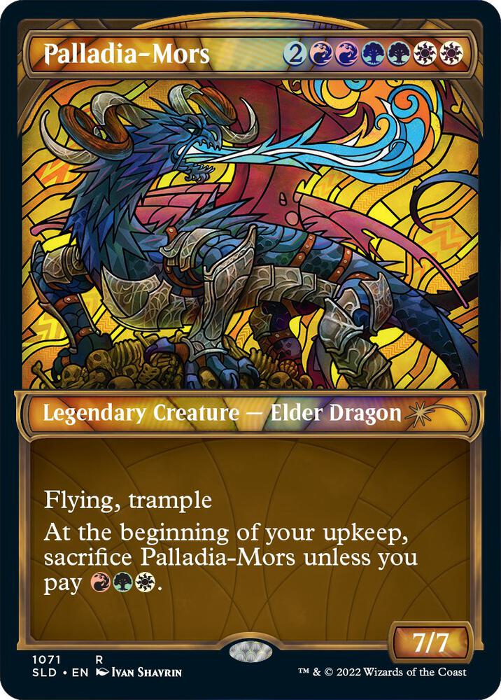 Palladia-Mors (Stained Glass) (Textured Foil) (1071) [Secret Lair Drop] [Showcase]