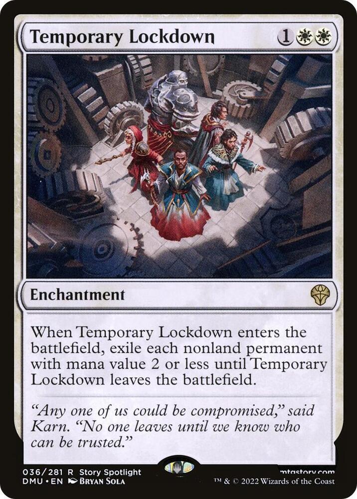 Temporary Lockdown (36) [Dominaria United]