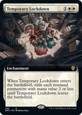 Temporary Lockdown (Extended Art) (389) [Dominaria United] [Extended Art]