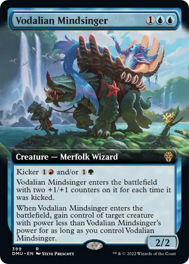 Vodalian Mindsinger (Extended Art) (399) [Dominaria United] [Extended Art]