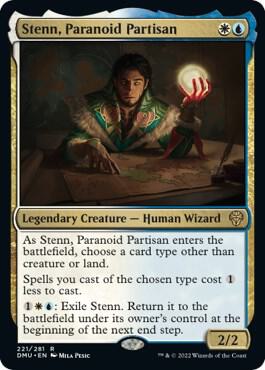 Stenn, Paranoid Partisan (221) [Dominaria United]