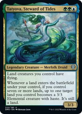 Tatyova, Steward of Tides (222) [Dominaria United]