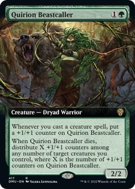 Quirion Beastcaller (Extended Art) (417) [Dominaria United] [Extended Art]