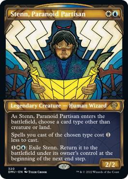 Stenn, Paranoid Partisan (Showcase) (320) [Dominaria United] [Showcase]