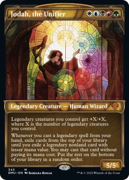 Jodah, the Unifier (Textured Foil) (343) [Dominaria United] [Showcase]