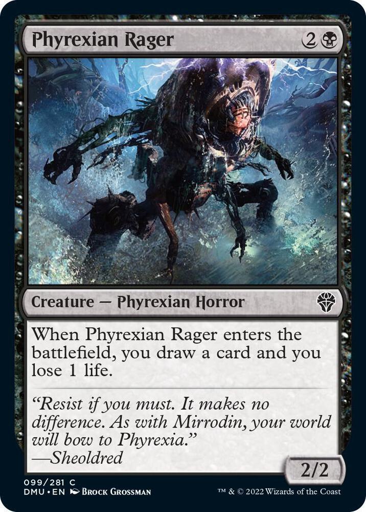 Phyrexian Rager (99) [Dominaria United]