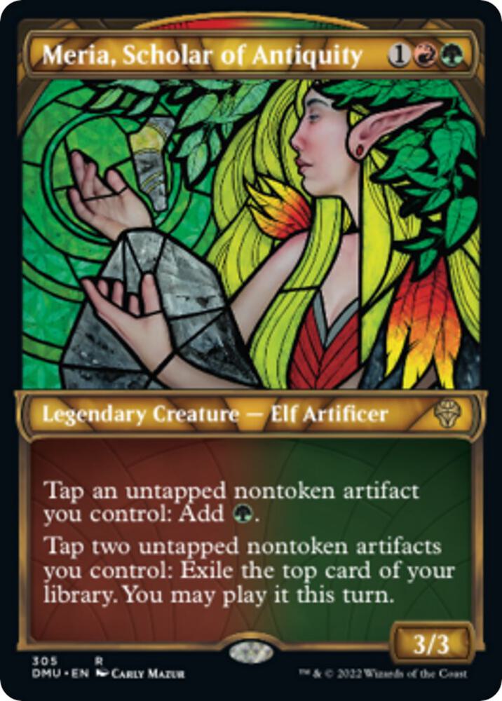 Meria, Scholar of Antiquity (Showcase) (305) [Dominaria United] [Showcase]