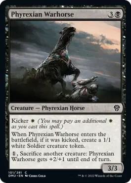 Phyrexian Warhorse (101) [Dominaria United]