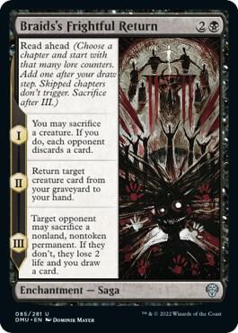 Braids's Frightful Return (85) [Dominaria United]