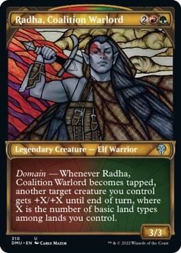 Radha, Coalition Warlord (Showcase) (310) [Dominaria United] [Showcase]