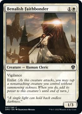 Benalish Faithbonder (7) [Dominaria United]