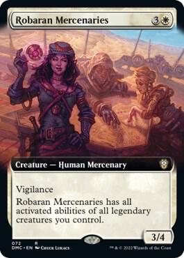Robaran Mercenaries (Extended Art) (72) [Dominaria United Commander] [Extended Art]