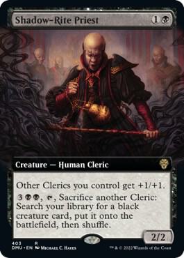 Shadow-Rite Priest (Extended Art) (403) [Dominaria United] [Extended Art]