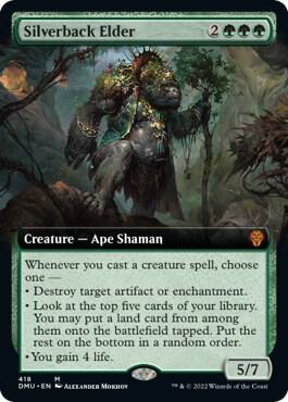 Silverback Elder (Extended Art) (418) [Dominaria United] [Extended Art]