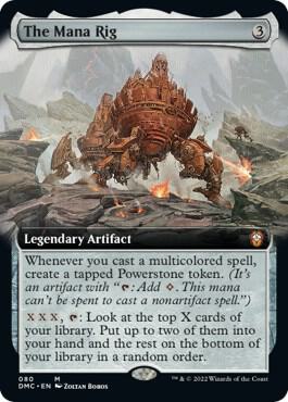 The Mana Rig (Extended Art) (80) [Dominaria United Commander] [Extended Art]