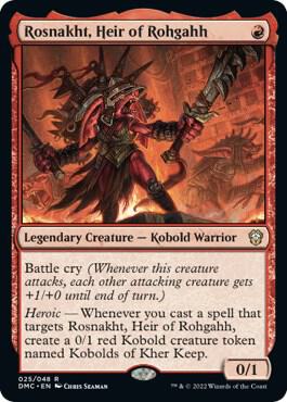 Rosnakht, Heir of Rohgahh (25) [Dominaria United Commander]