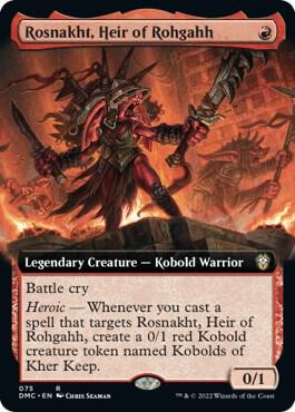 Rosnakht, Heir of Rohgahh (Extended Art) (75) [Dominaria United Commander] [Extended Art]