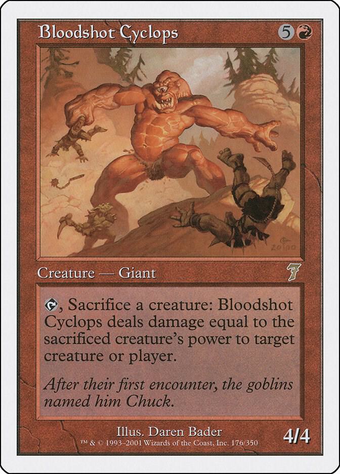 Bloodshot Cyclops (176) [Seventh Edition]