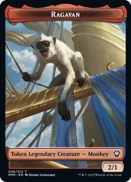 Ragavan // Treasure Double-Sided Token (6 // 24) [Dominaria United Commander]