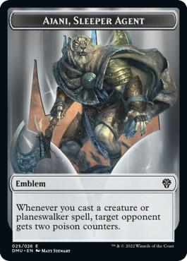 Emblem - Ajani, Sleeper Agent (25) [Dominaria United]