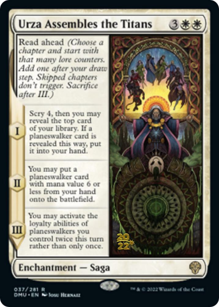 Urza Assembles the Titans (37) [Prerelease Cards]