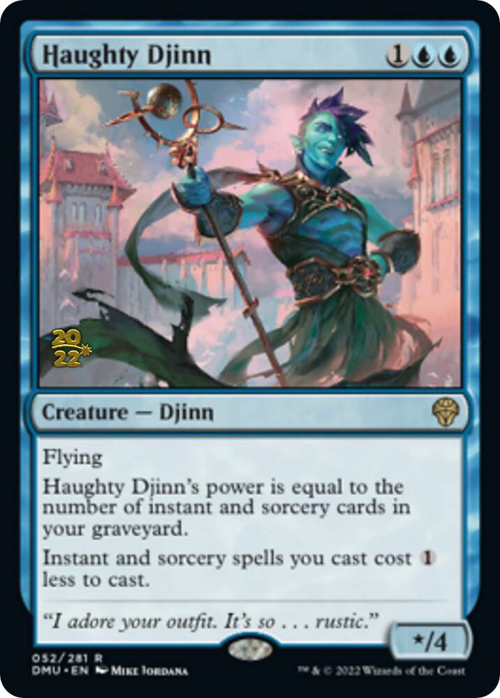Haughty Djinn (52) [Prerelease Cards]