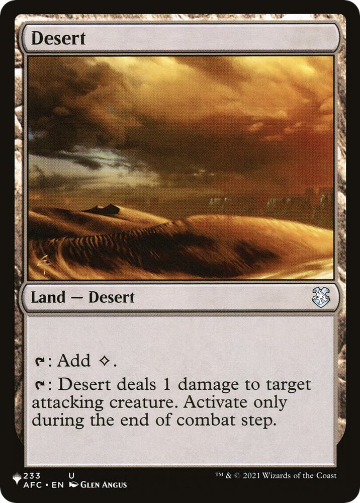 Desert (233/062) [The List]