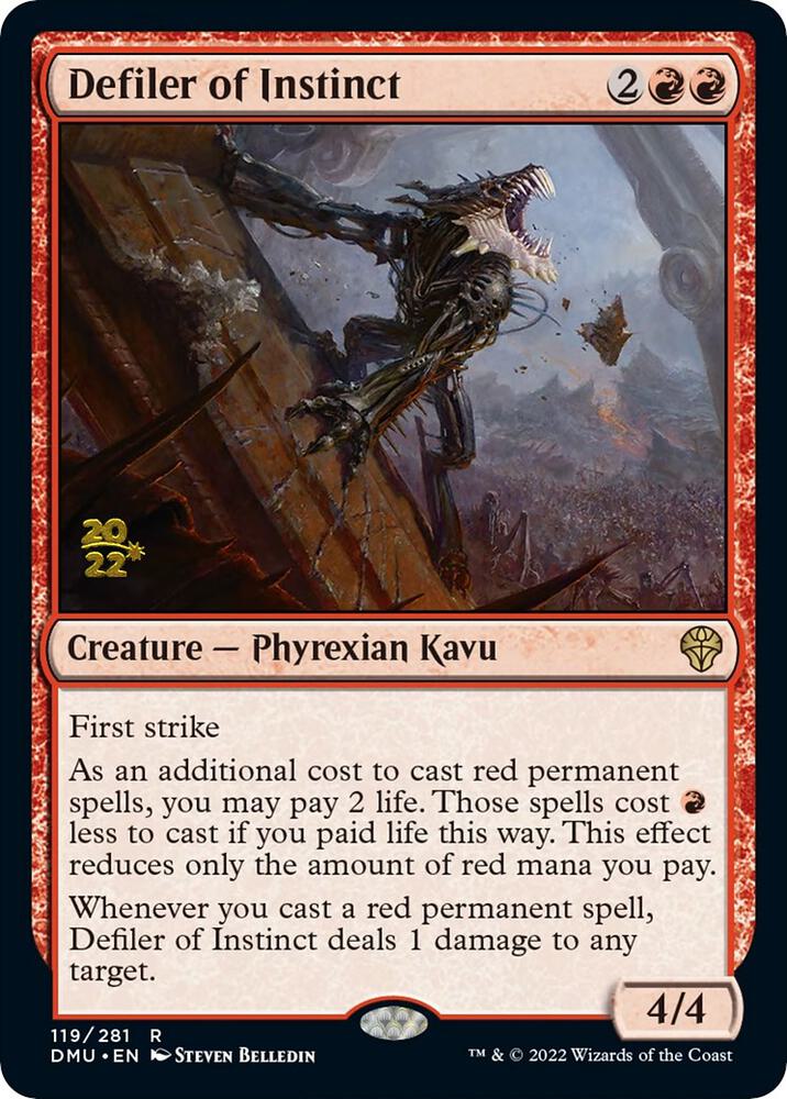 Defiler of Instinct (119) [Prerelease Cards]