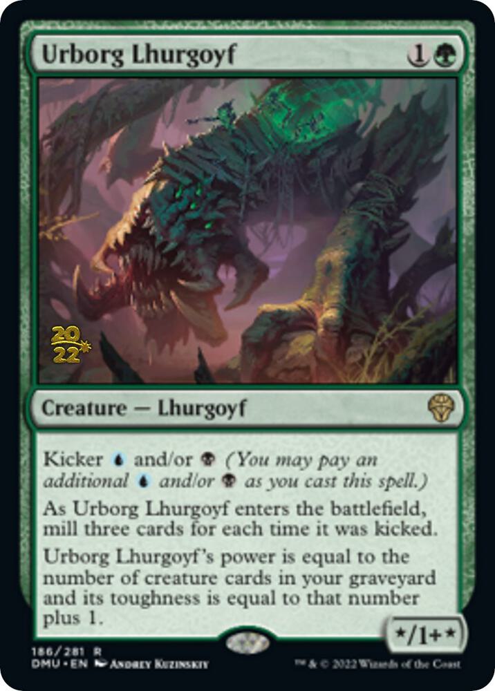 Urborg Lhurgoyf (186) [Prerelease Cards]