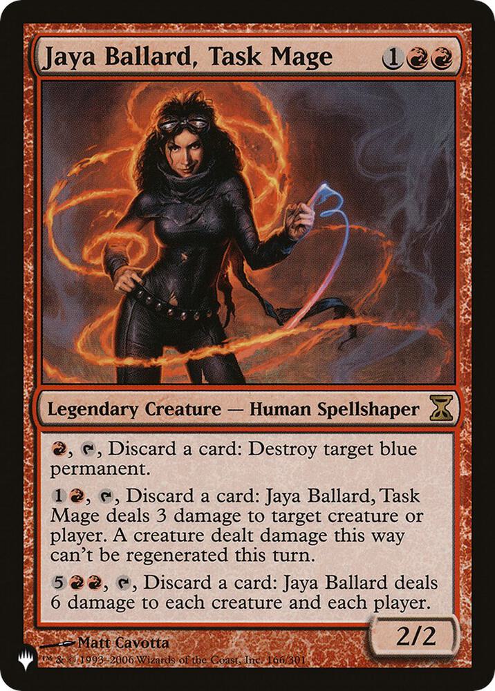 Jaya Ballard, Task Mage (166/301) [The List]